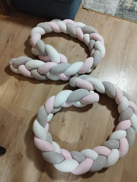 Mantinel, pletenec do postele, šírka (cm): 30,dĺžka (cm): 210