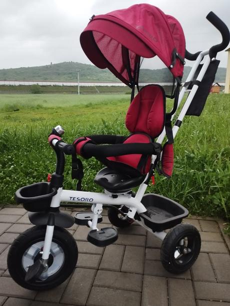 Detská otočná trojkolka tesoro, 
