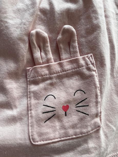 Utešené body šaty so zajačikmi, h&m,74