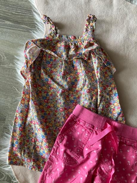 Kvetinkové šaty a kraťasky 98, primark,98