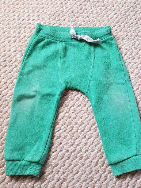 Zateplené tepláky na doma, h&m,80