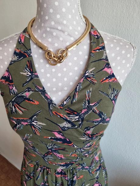 Oliovové šaty boden veľ.s, mini boden,s