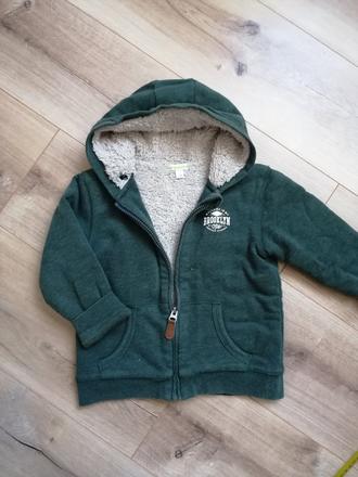 Mikina s kožušinkou verdbaudet, vertbaudet,110