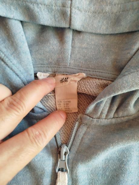 Mikina s kapucňou, h&m,134