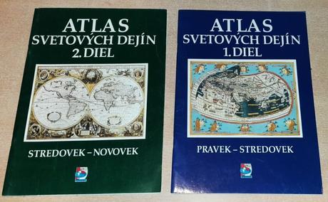 Predám atlas svetových dejín 1.a 2.diel, 