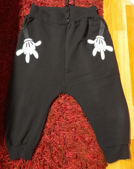 Pudlové 3/4 tepláky, m