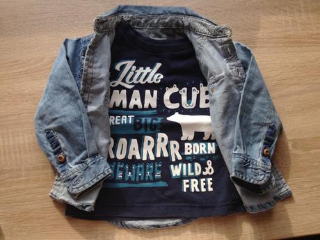 Štýlové tričko roaaar, f&f,80