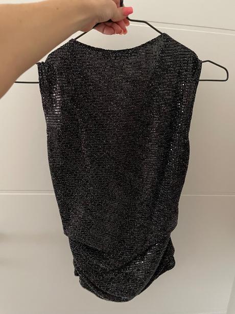 Elegantný trblietavý top zara, zara,s