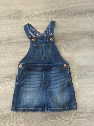 Riflové šaty na traky h&m, h&m,92