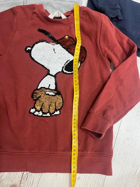 Mikina chlapec 122/128 3ks, h&m,122