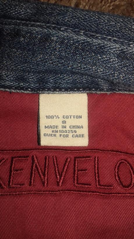 Riflová košela na 8r., kenvelo,134