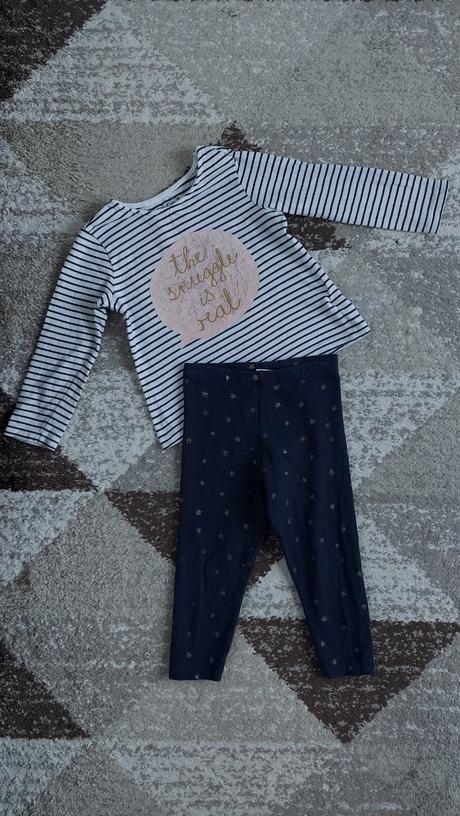 Tričko +legíny, f&f,86