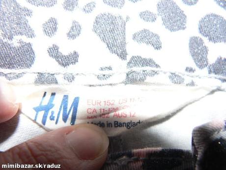 Vzorované h&m kraťasy, h&m,152