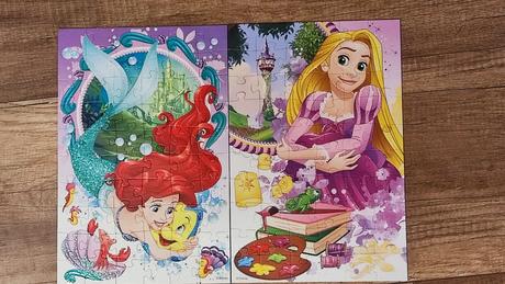 Puzzle- na vlásku, ariel 2v1,