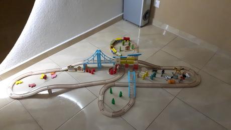 Drevený vláčik carousel, 