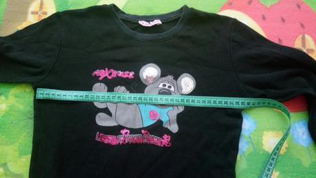 Dievčenská mikina s motívom myšky, 140