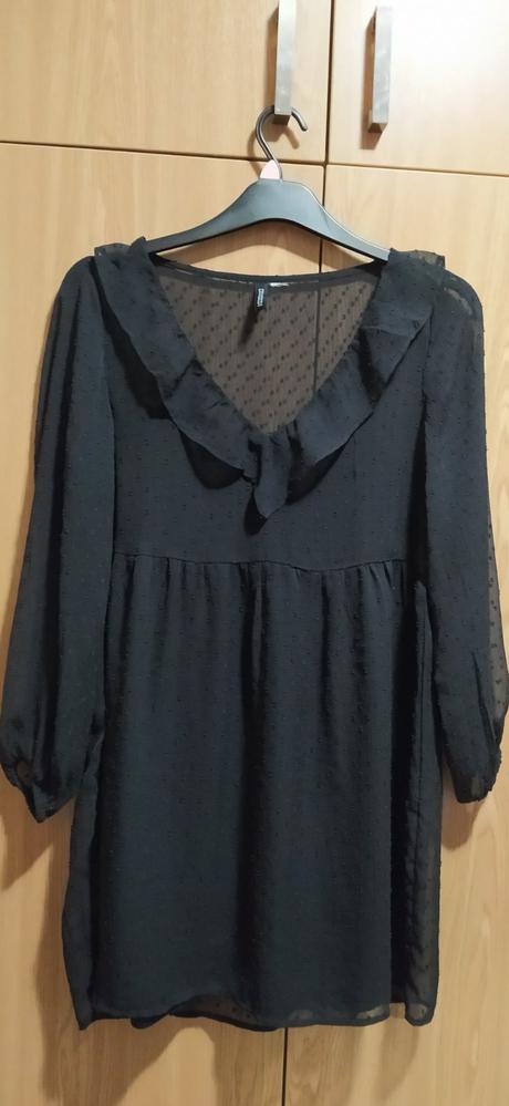 Šaty z látky plumentis, h&m,s