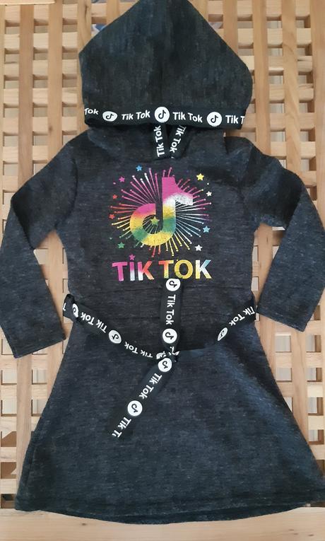 Tik tok šaty pre dievča, 
