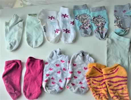 10 x členkové ponožky-27/30, 27