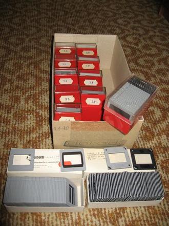 Diarámčeky a krabičky na ich uskladnenie,