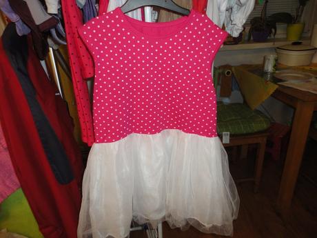 Bavlnené šatičky so šifón.sukničkou veľ.134, 134