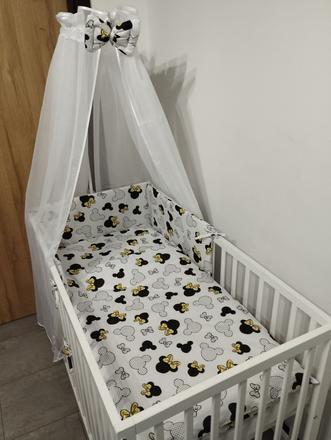 Detská postielka + komplet do postielky, šírka (cm): 60,dĺžka (cm): 120