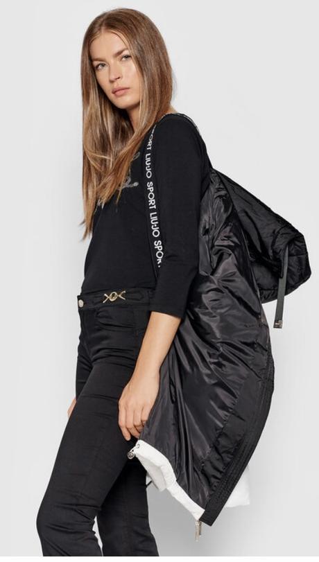 Predĺžená bunda liu jo, liu jo,s