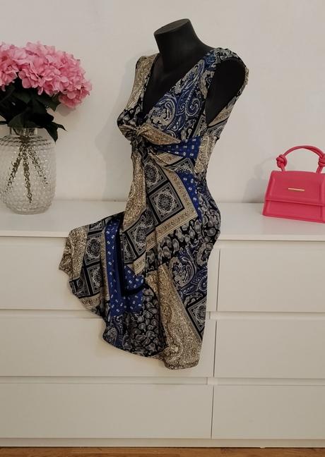 Boho šaty s paisley vzorom, s