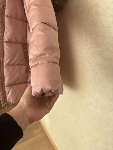 Zimna predlzena bunda hm velkost 128, h&m,128