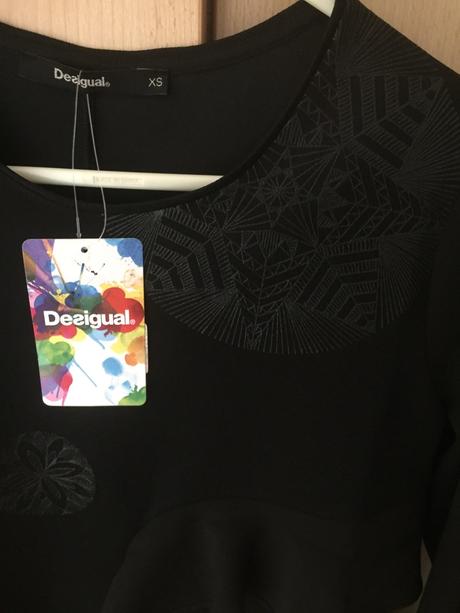 Desigual čierne šaty xs/s, desigual,s