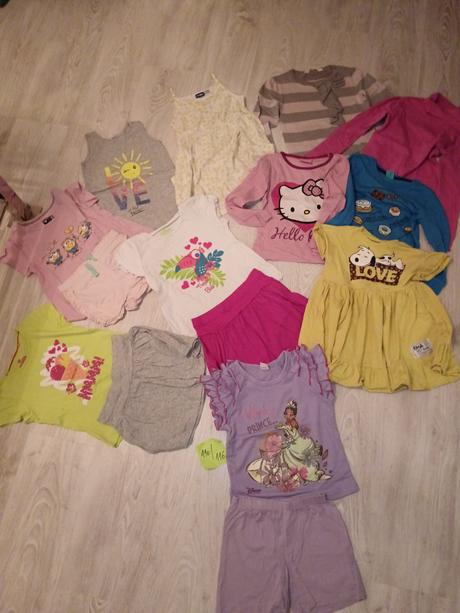 Balík veľ. 110/116 - 15 kusov, 104–116