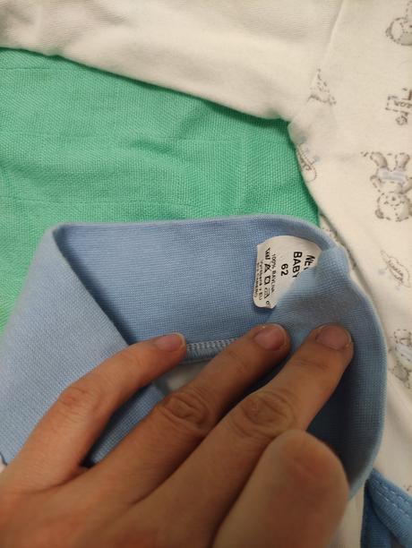 Body s polodupackami medveď 62, new baby,62