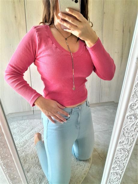 Cyklaménové tričko-m, m