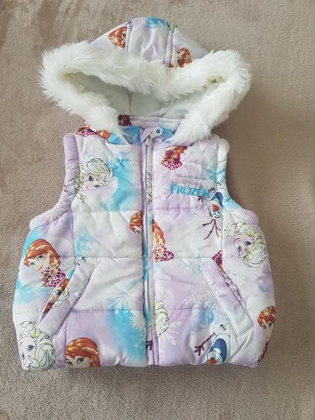 Zateplená vestička frozen, disney,86