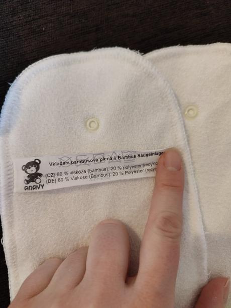 Balík látkové plienky/vkladačky, aj samostatne, 2 kg - 6 kg