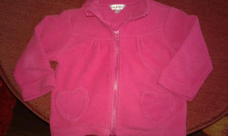 Flisova mikina ruzova, kids,86