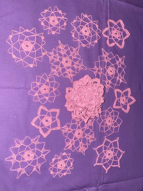 Hačkované vianočné ozdoby, 