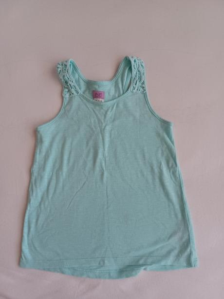 Dievčenské tričko s krajkou, f&f,128