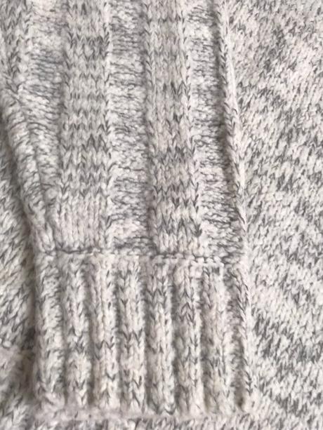 Luxusný hrubý melírovaný pulóver, tu,xl