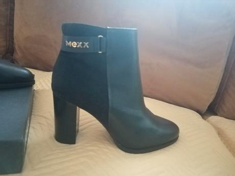 Dámske členkové čižmy., mexx,39