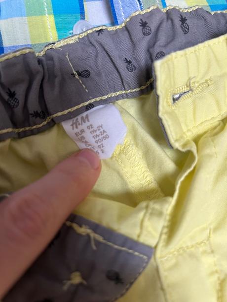 Letny set kratasy h&m kosela pepco 92, 92