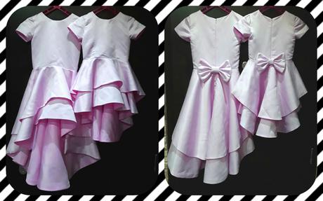 Šaty na oslavu alebo svadbu, s