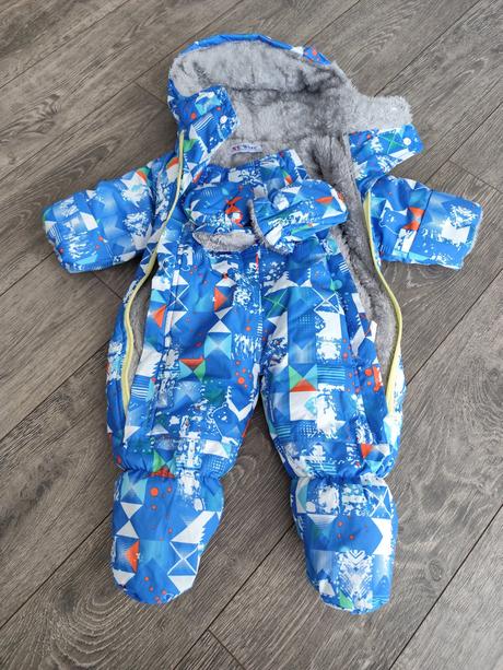 Kombinéza zimná pre chlapca 6- 12 mesiacov, 74
