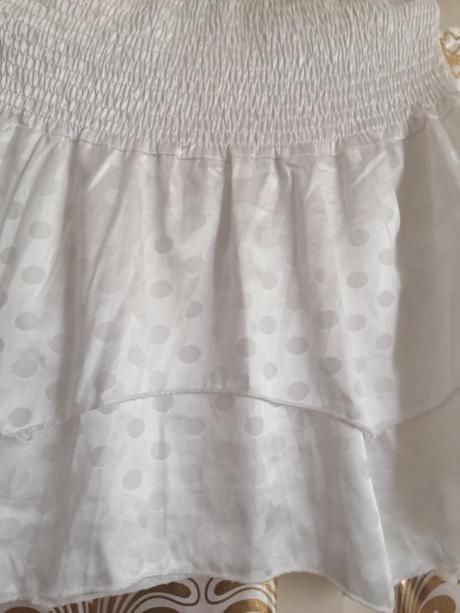 Volánový crop top, 40