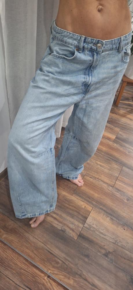 Široke rifle baggy zara vel 40/42, zara,40