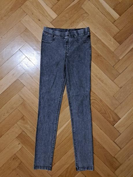 Elastické rifle, h&m,164