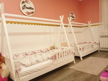 Detská drevená posteľ tipi,rôzne veľkosti,farby, šírka (cm): 100,dĺžka (cm): 190