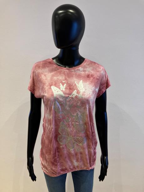 Dámske tričko s motýľmi laura scott (36), s