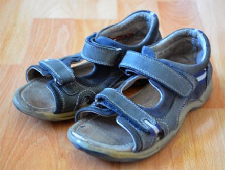 Kozene sandalky protetika, vel. 30-31, vd 19,5cm, protetika,30