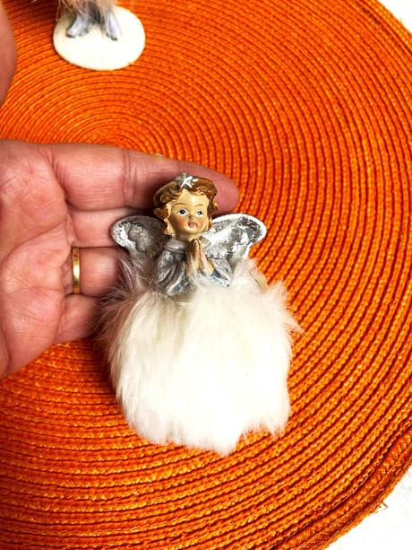 Vianočná anjelská rodina / 3 ks,